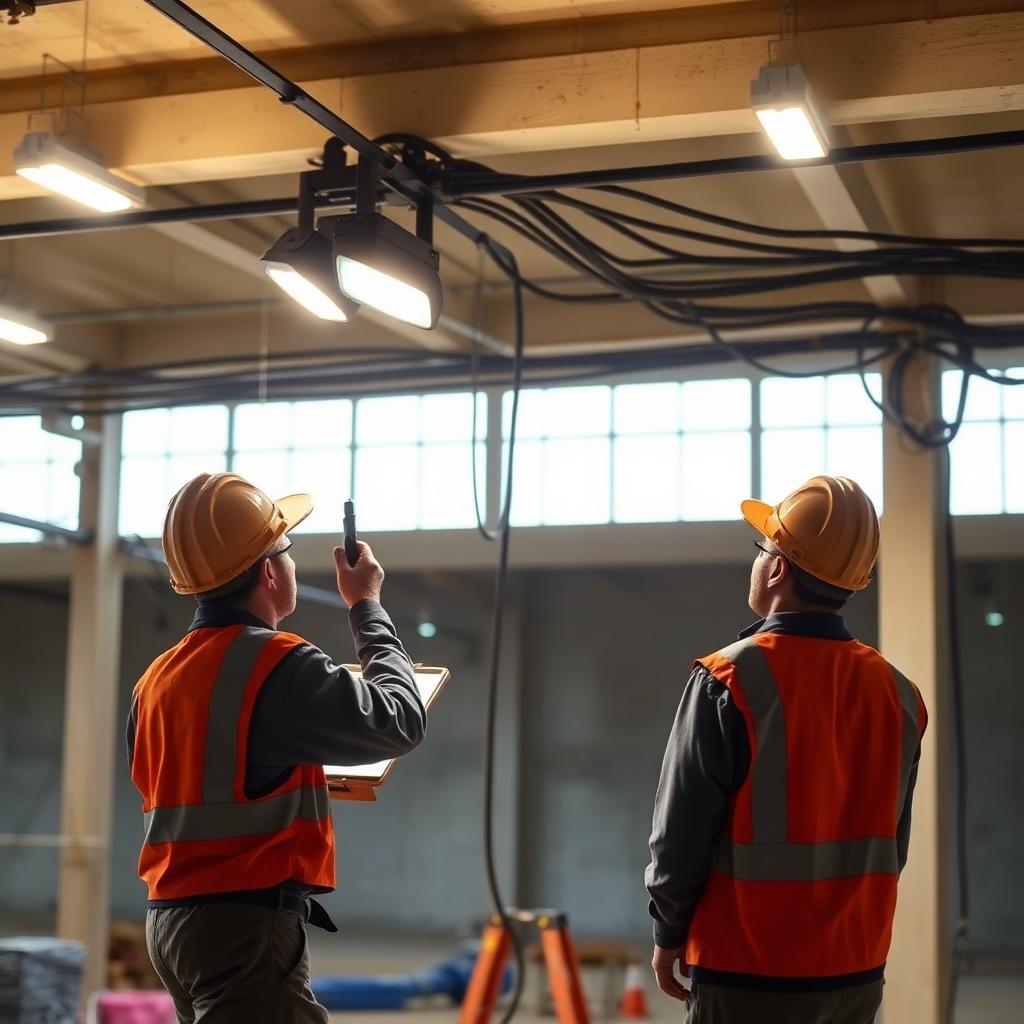 Warehouse power & lighting upgrade